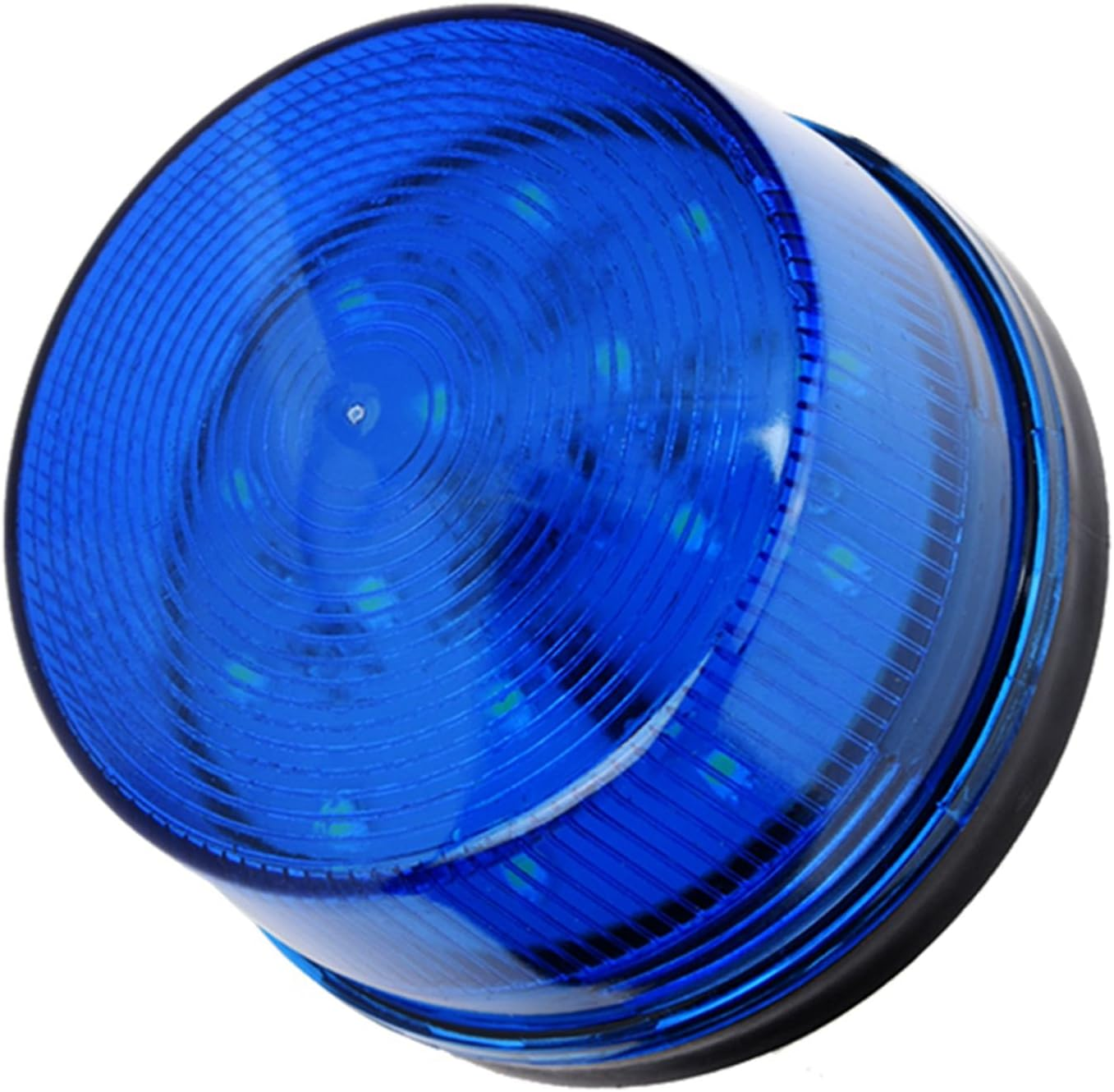 12V LED Strobe Beacon Emergency Alarm Warning Flashing Light Energy Saving Light without Sound Adopt Multilayer LED ARC Surround Design image number 2