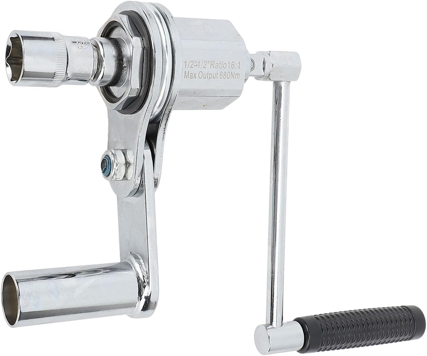 Torque Multiplier, Torque Multiplier with 1/2 Driver 1:16 Labor Saving Wrench Set, Hand Lug Nut Kit, Portable Wrench Sockets Set image number 6