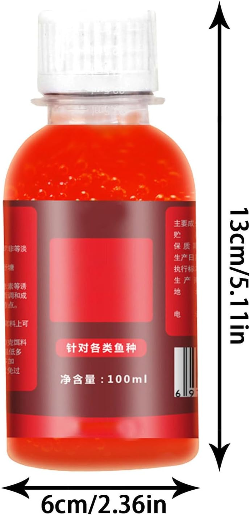 Fishing Bait Additive Liquid | Concentrated Red Worm Liquid,Fishing Lures Baits, High Concentration Fish Bait Attractant Enhancer, Smell Lure Tackle Food for Trout Cod Carp Bass image number 2