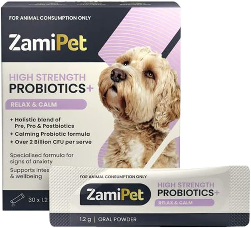 Zamipet High Strength Probiotics+ Relax and Calm Oral Powder 30 Sachets image number 6