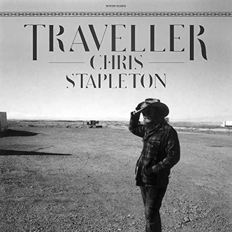 Crosley Voyager Portable Bluetooth Turntable (Amethyst) and Chris Stapleton - TRAVELLER (DOUBLE VINYL) [Bundle] image number 1