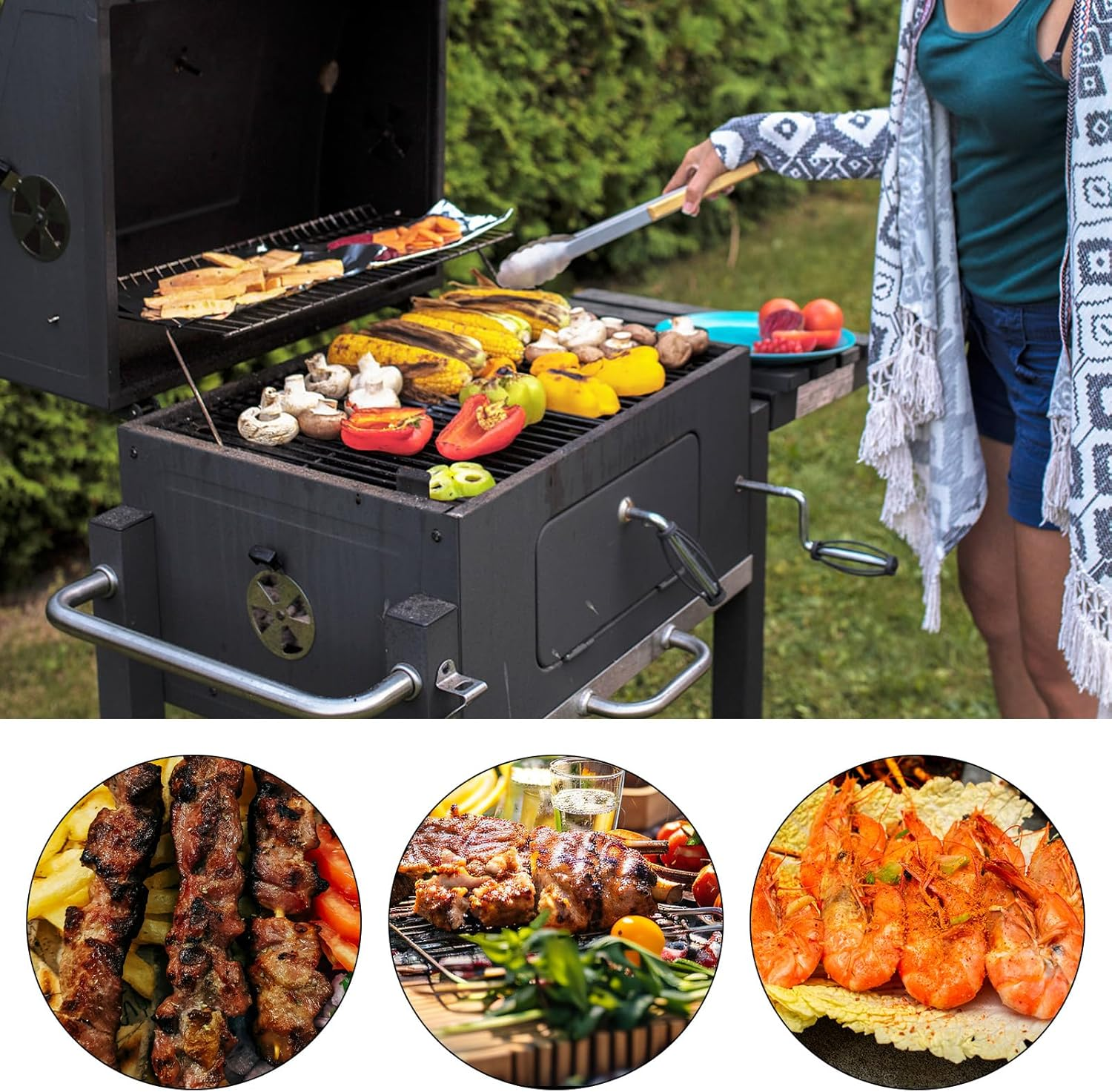 23 Inch Igniter Auger Shaft Screw, Auger Replacement with Bushing Auger Motor Push Rod/Shaft BBQ Grill Part Accessories for Pit Boss Series