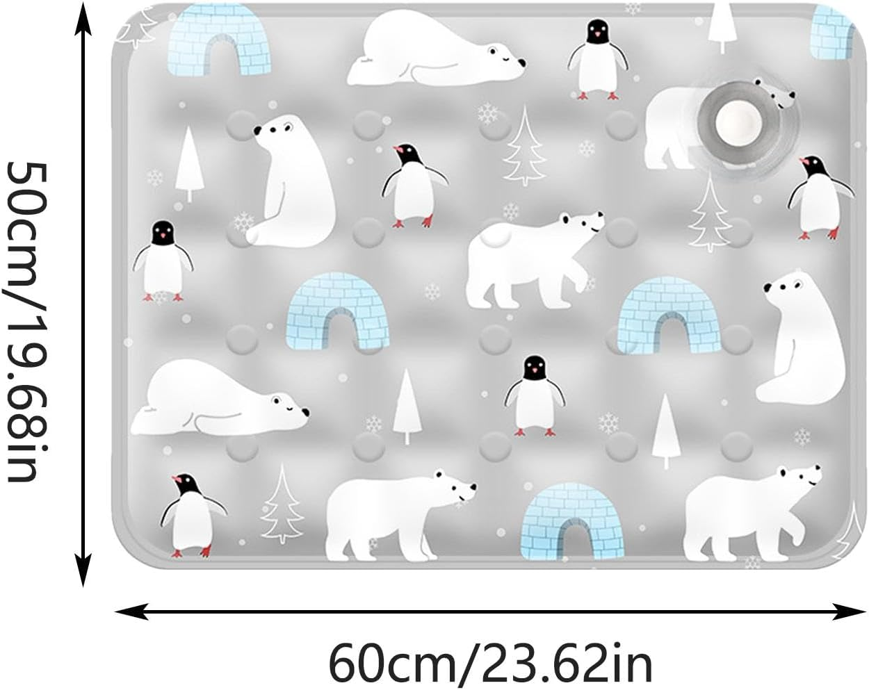 Dog Cooling Mat, Waterproof Kennel Pad, Pet Cooling Blanket, Foldable Cooling Pad, Washable Pet Cooling Pad for Dog, Cat, Cooling Pad Summer - L image number 4