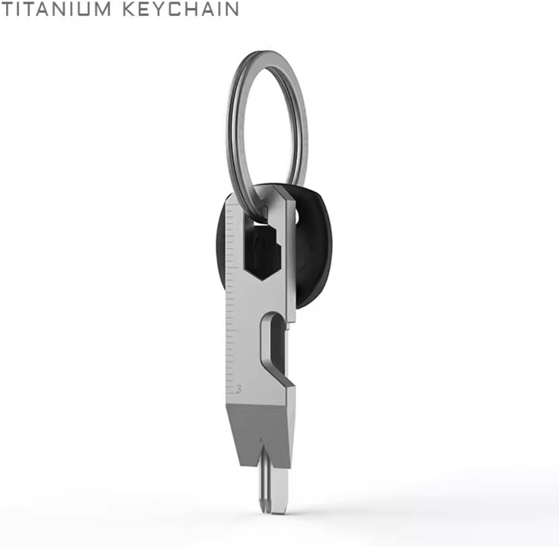 Hamans EDC Pocket Pry Bar Keychain Multi Tool, Titanium Pry Bar, Small EDC Pry Bar for Keychains image number 1