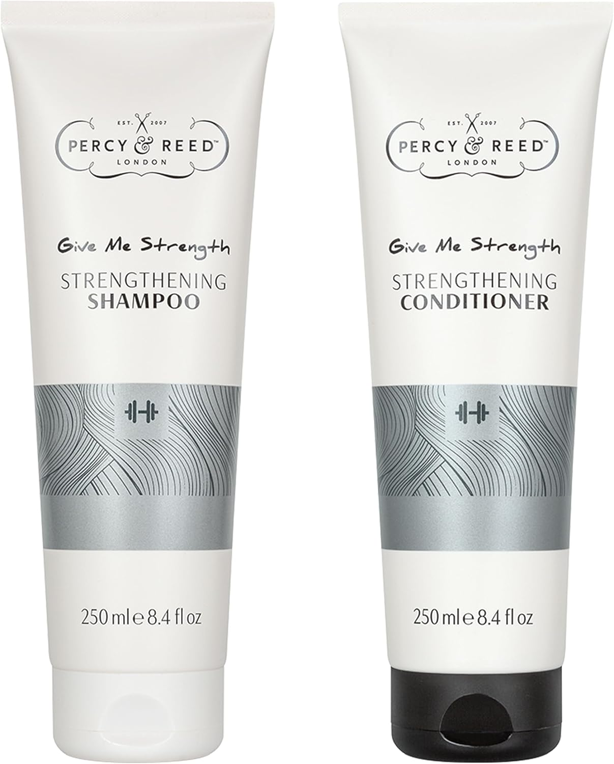 Percy & Reed Give Me Strength Shampoo & Conditioner Duo - Reduces Breakage, Builds Strength & Thickness, Deeply Moisturises, Suitable for Dry & Damaged Hair. Silicone-Free, Paraben-Free - 250Ml Each image number 2