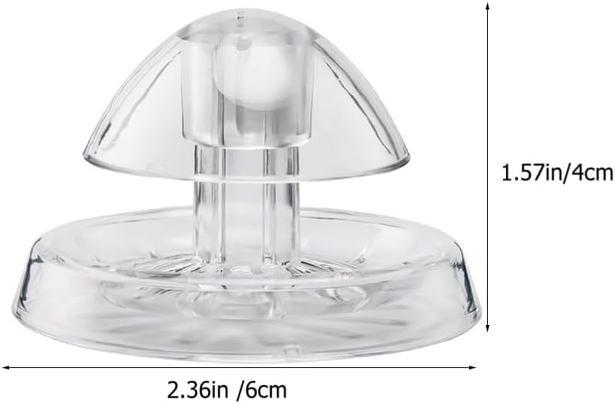 Liyquint 2Pcs Aquarium Snail Trap, Plastic Transparent Snail Catcher for Fish Tank,Trap for Tiny Snails, Use for Freshwater Aquariums (Transparent) image number 6