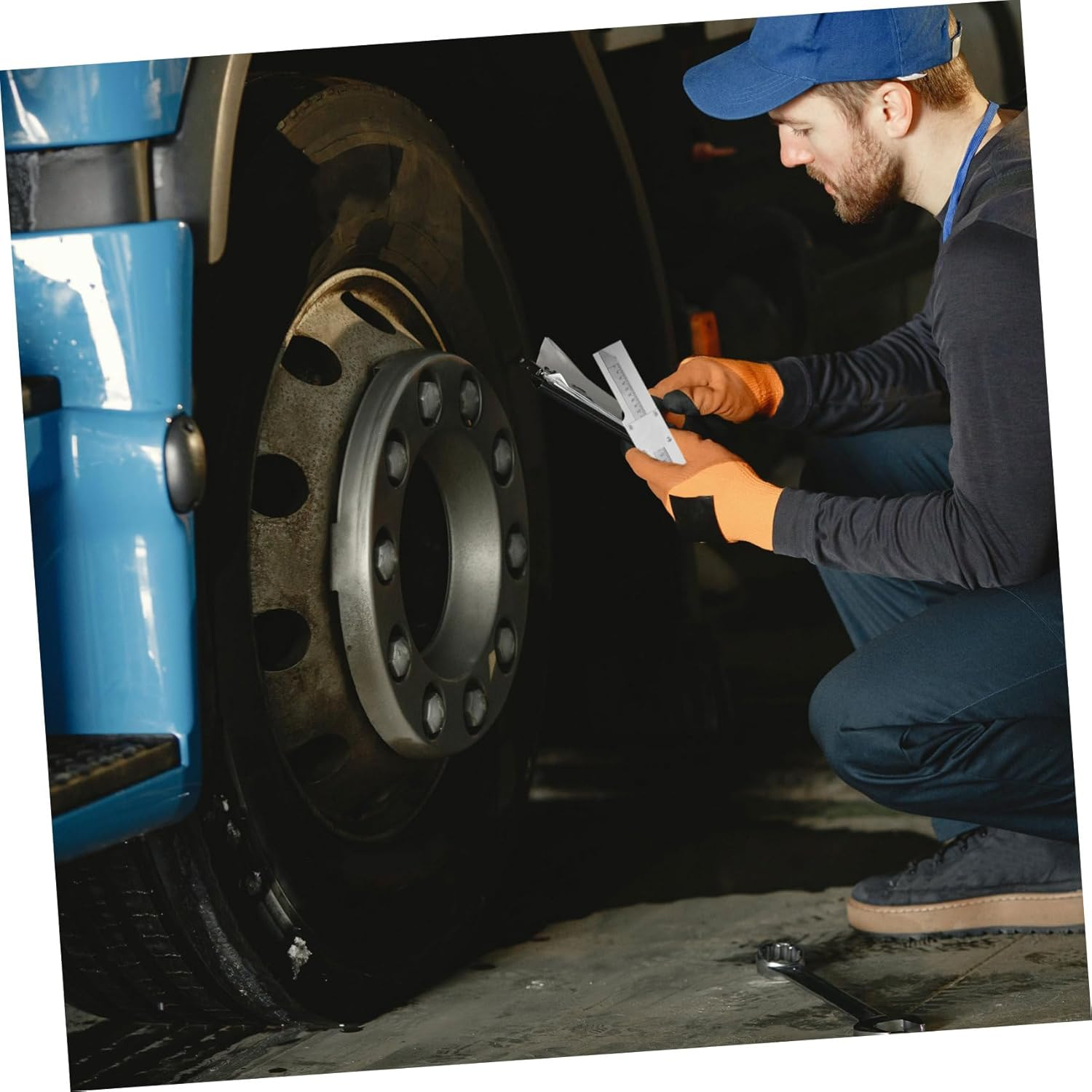 BESTYASH Accurate Tire Tread Depth Gauge Lens Multi-Functional Automotive Tool for Easy Measurement of Tire Depth Compatible Vehicle Types image number 6