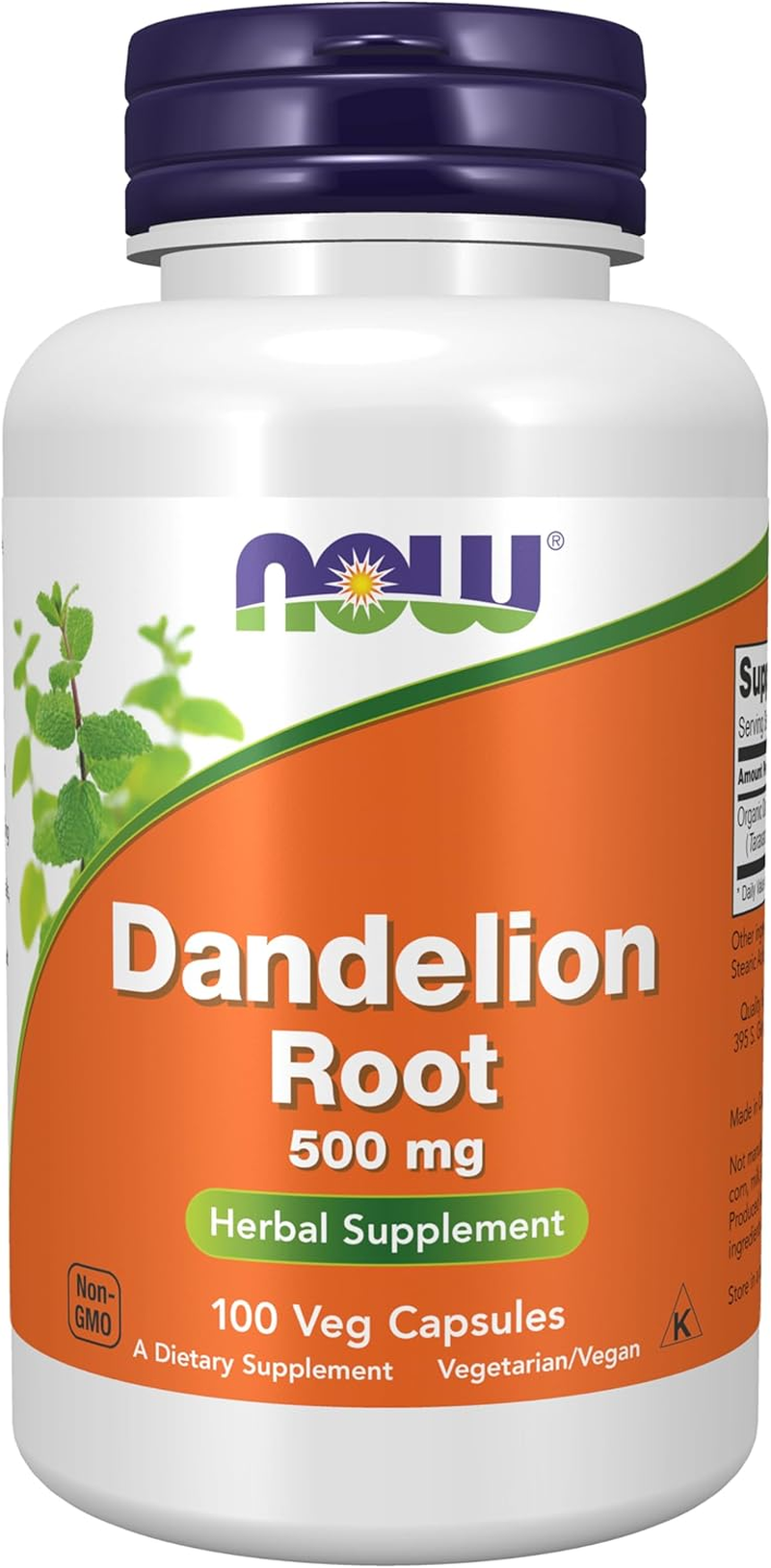 NOW Supplements, Dandelion Root (Taraxacum Officinale)500 Mg, 100 Capsules image number 3