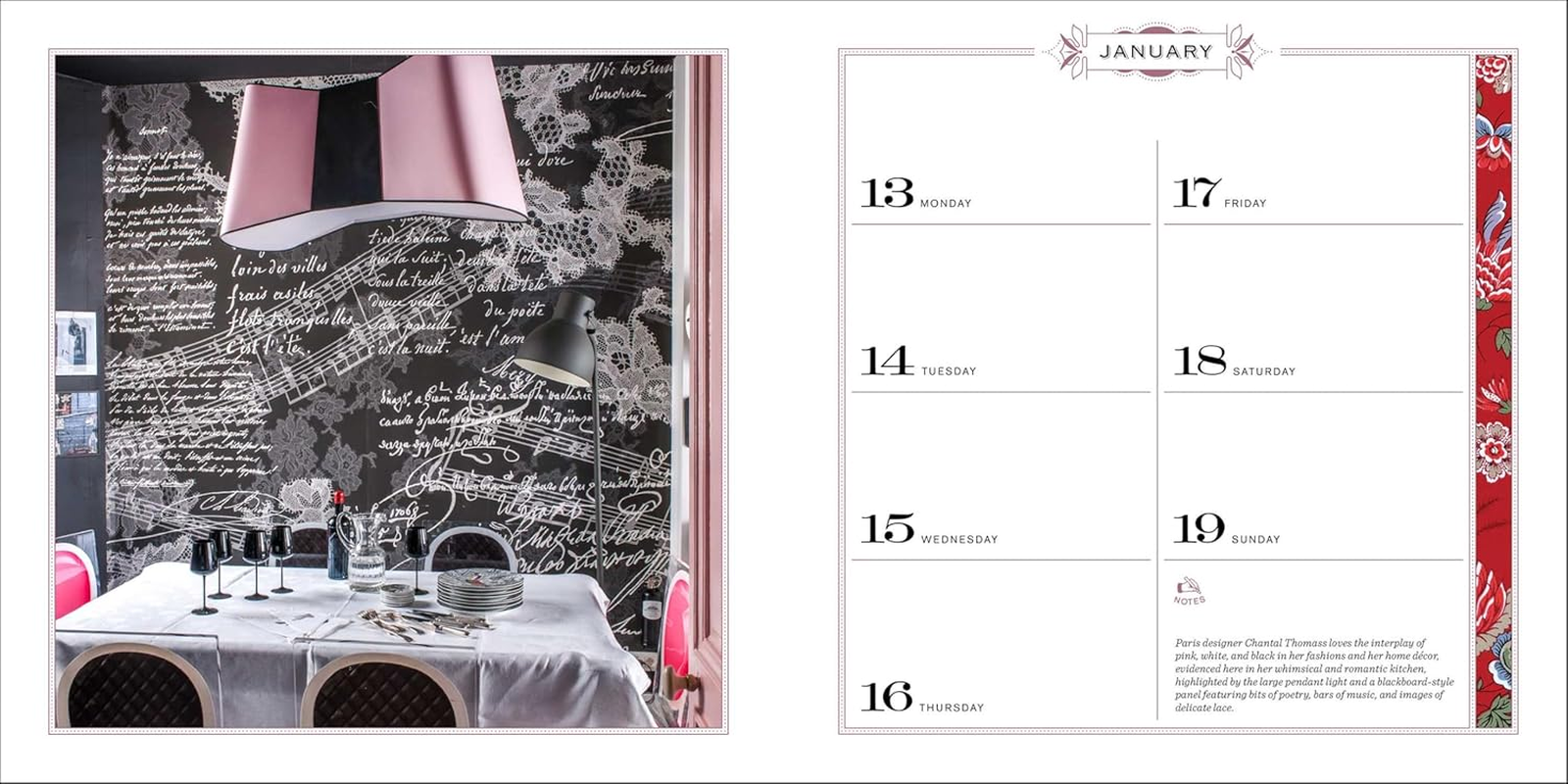 French Country Diary 2025 Engagement Calendar