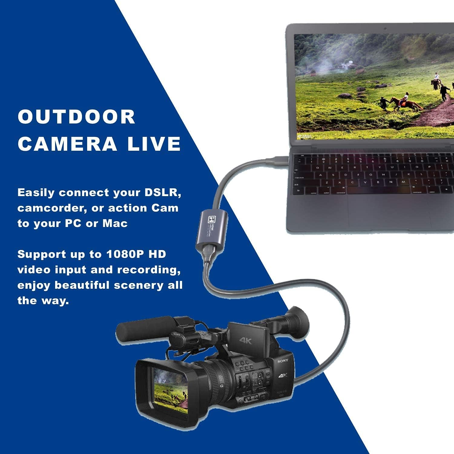 New Type-C HDMI Video Capture Card USB3.1 Game Video/Audio Live Streamer image number 2