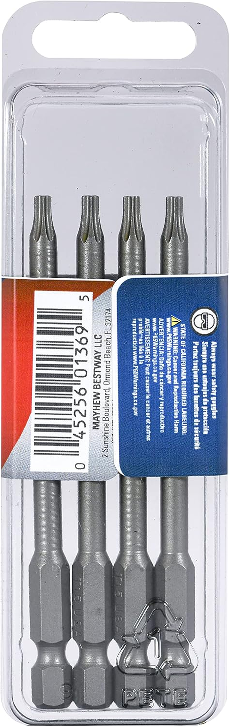 T15 X 3.5" Torx Power Bit, 4 Pack image number 3