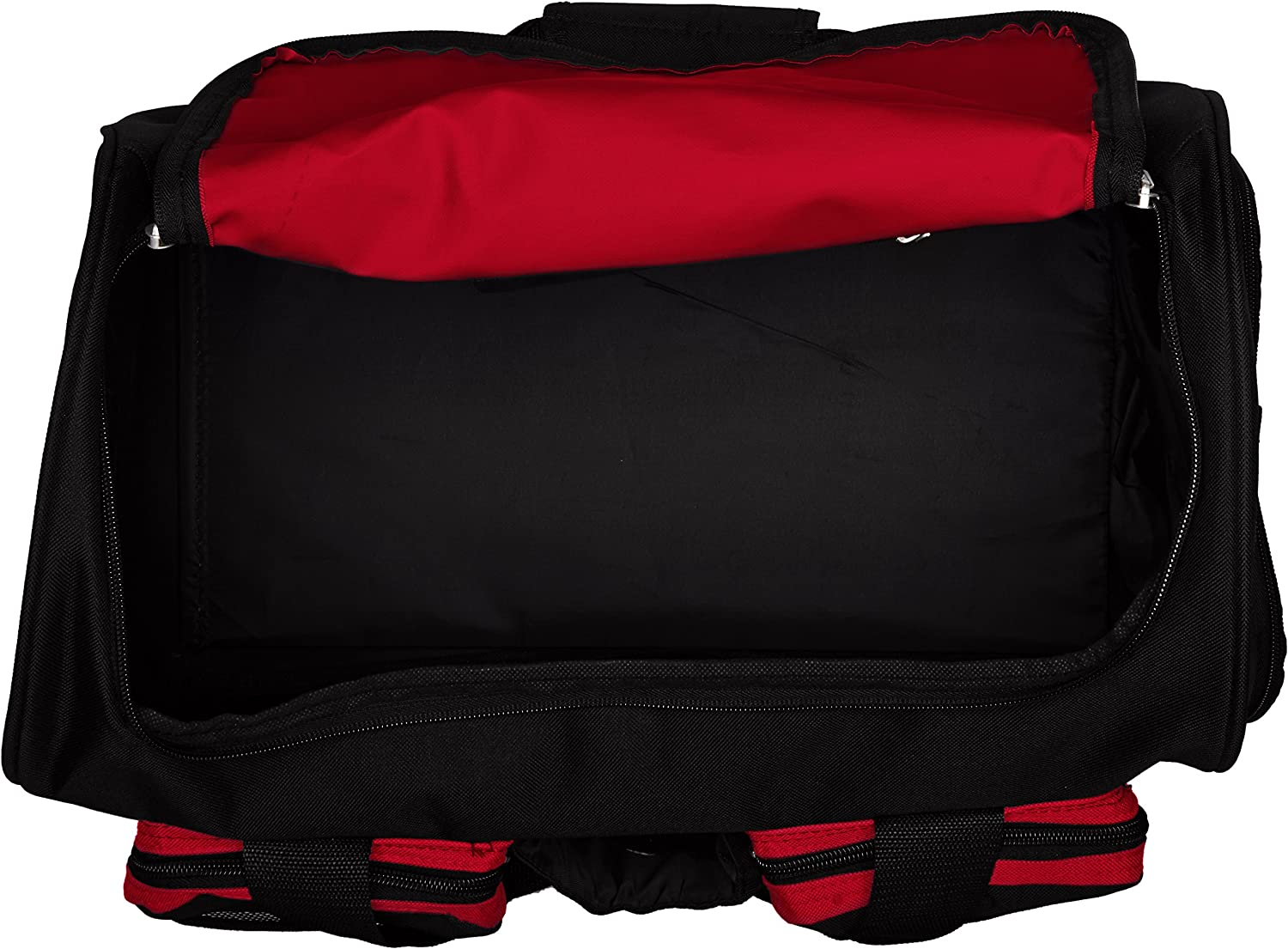 Everest Gym Bag with Wet Pocket, Red, One Size, Gym Bag with Wet Pocket image number 4
