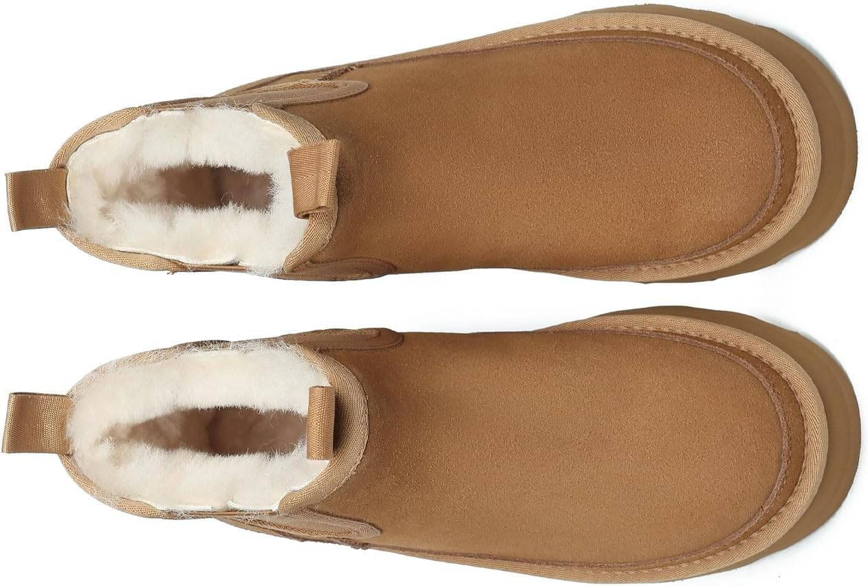 Ugg Australian Shepherd Chelsie Platform | Cow Suede Upper - Women - UGG Boots
