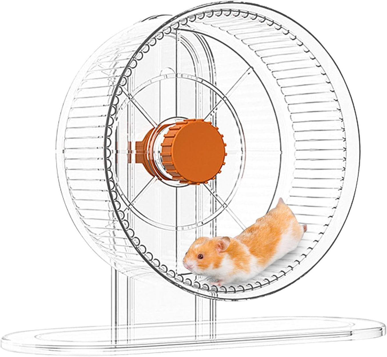 Quiet Hamster Wheel - Silent Hamster and Chinchilla Wheels | Cage Accessories, Small Animals Running Wheels, Guinea Pigs Exercise Toys for Hamster, Ferret, Chinchilla