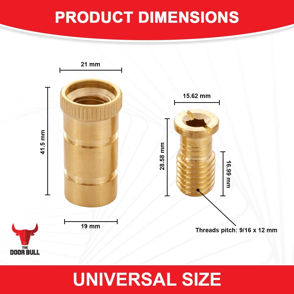 Pool Cover Anchors for Concrete and Pavers Deck, Universal Size Fits 3/4" Hole, Best for Pool Safety Cover Installation, Durable Brass Metal Pool Anchor with Head Screw Bolts (20 Pack) image number 4