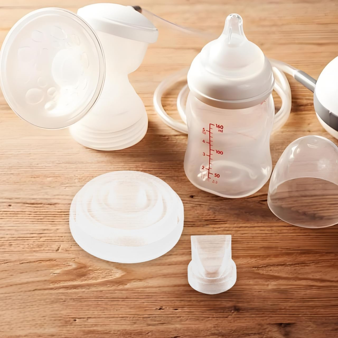 Ipetboom Breast Pump Accessories Silicone Diaphragm and Duckbill Valves Compatible with Momcozy Pump Parts for Efficient Milk Expression image number 1