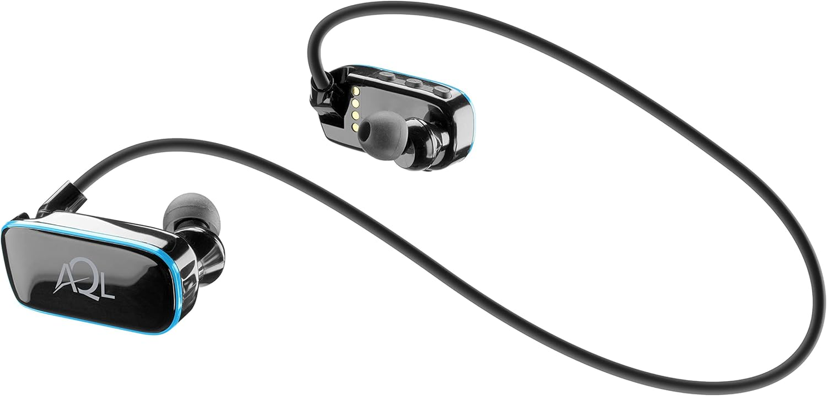 AQL Sport Thorpedo | Bluetooth Headphones | Bluetooth Sports Headphones | Waterproof up to 2 Meters - 4GB Memory - 200Mah Battery, 8 Hours Runtime - 2 Hours Charging Time - Black image number 3