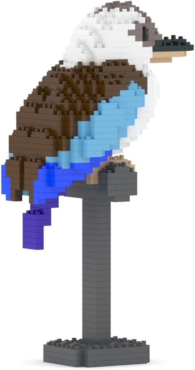 Jekca Animals - Kookaburra with Blue Tail 25Cm