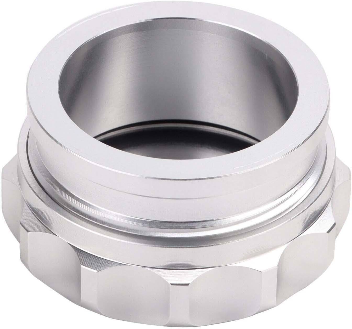 Magideal Weld on Filler Neck Cap Easy to Install Aluminum Alloy Automotive Accessories Universal Durable Oil Fuel Tank Cap Replace Parts, 1Inch