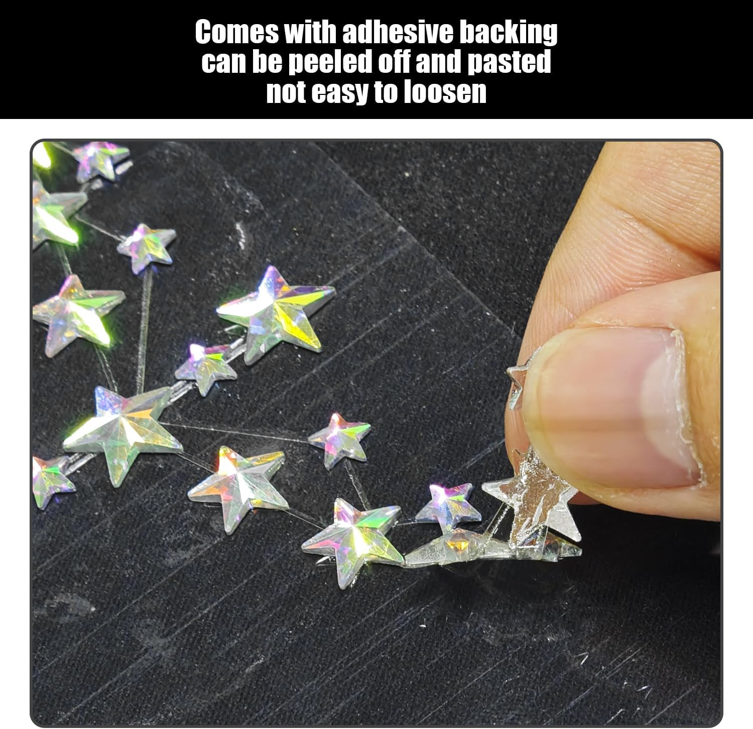 3 Rhinestone Stains, Face Decorations, Shiny Face Stains, Suitable for Parties, Costume Dances and Stage Performances