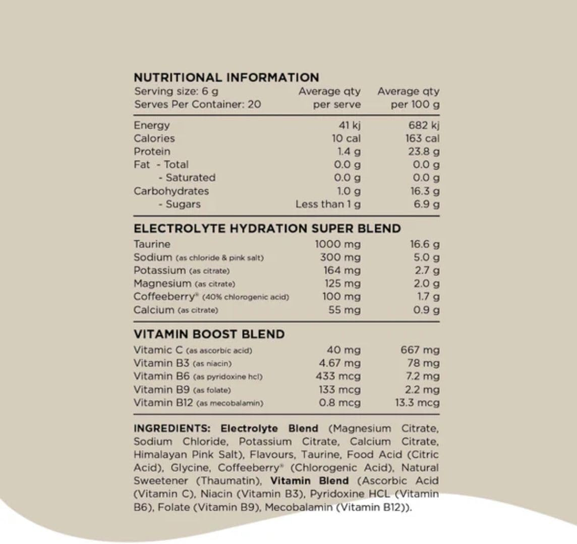 Switch Nutrition Hydrate 20 Sachets Lemon Lime image number 2