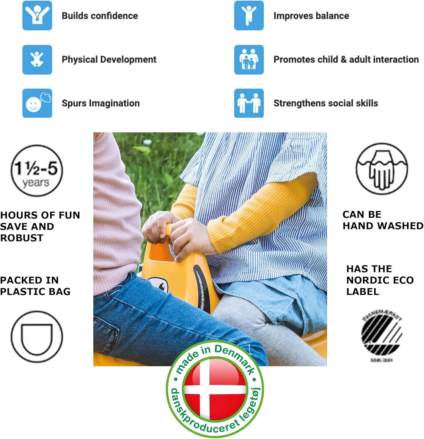 Kinderschaukel Happy Dog 101 Cm image number 1