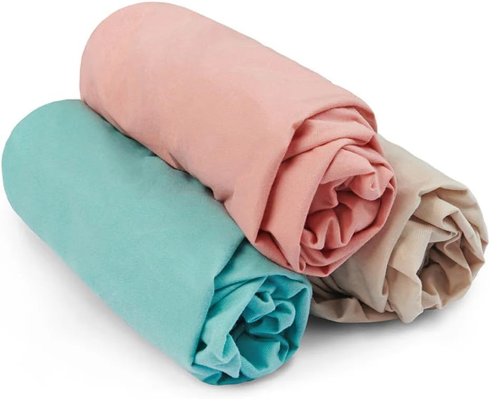 Love to Dream 2-In-1 Waterproof Bassinet Sheet & Mattress Protector | Tencel, Soft Jersey Fabric, Fits Oval & Square Mattresses, Machine Washable, Anti-Bacterial, Quiet Waterproof Backing | Pink