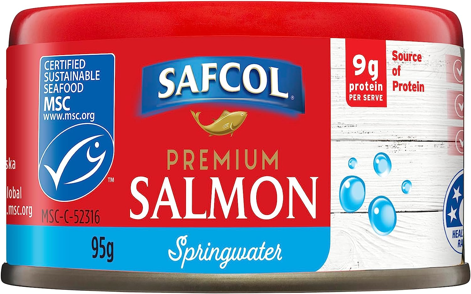 SAFCOL Premium Salmon in Springwater 95G Can X 12
