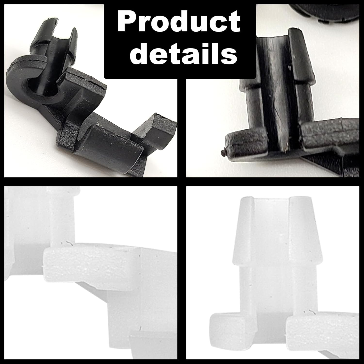 10 Sets Door Lock Rod Car Clips Hood Latch Locking Push Clip Kit, 5/32 Rod Size for GM Ford Chevrolet Chrysler Pontiac Buick Cadillac Dodge Oldsmobile Pickups Suvs image number 5