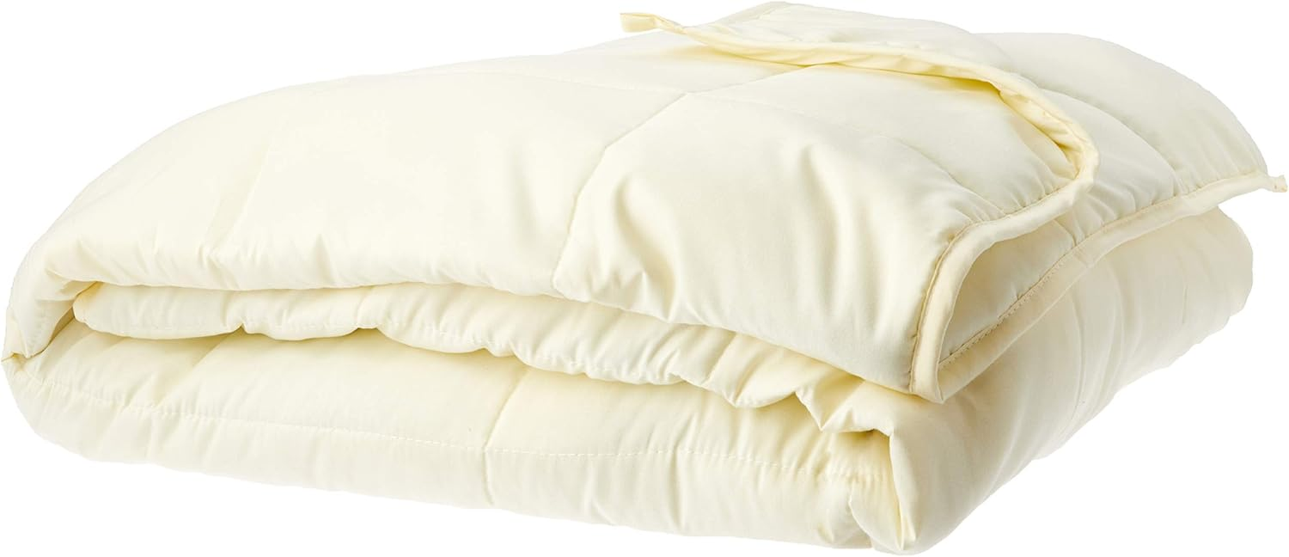 LUXOR Microfibre Weighted Blanket, Machine Washable Winter Blankets for Adults (9KG (152X203Cm)), Cream image number 3
