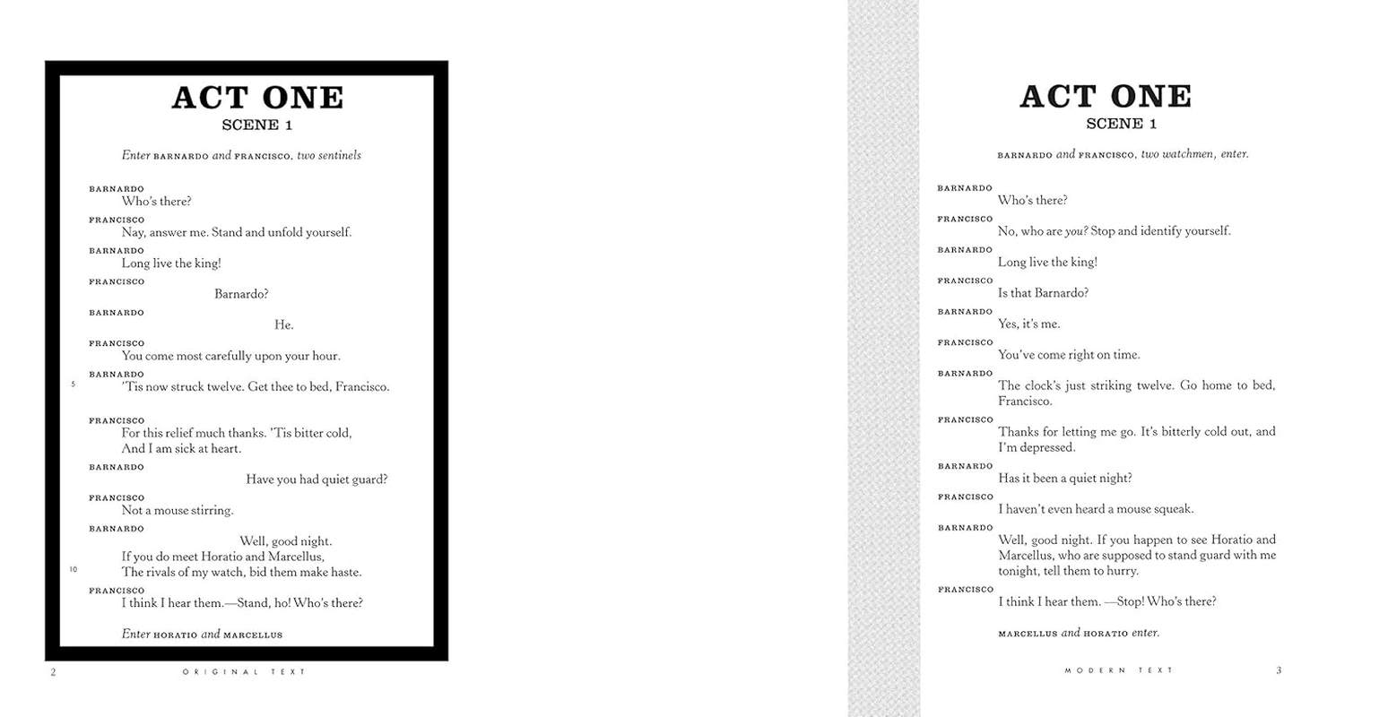 Hamlet (No Fear Shakespeare): No Fear Shakespeare Side-By-Side Plain English: 3 image number 3