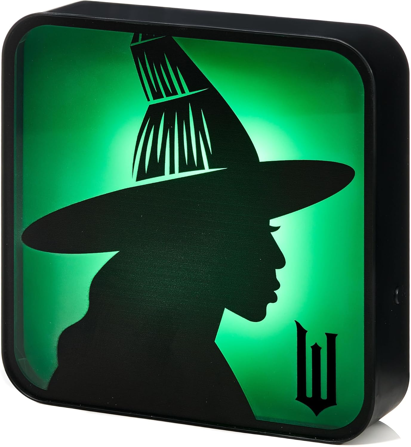 Numskull Official Wicked Acrylic Elphaba the Witch Desk Lamp Wall Light for Bedroom, Office, Home, Study, Work - Official Wicked Merchandise