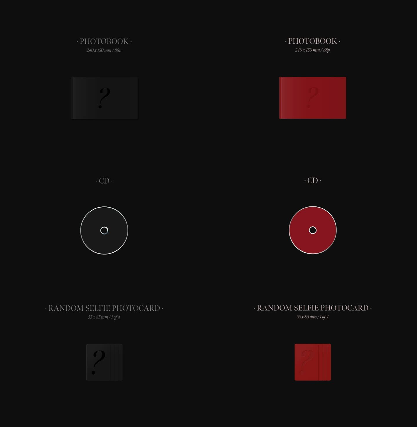 Jisoo ME 1St Solo Single Album Black Version Cd+1P Poster+88P Photobook+1P Selfie Photocard+1P Polaroid+Lyrics Paper+1Ea Bookmark+Tracking Sealed image number 3