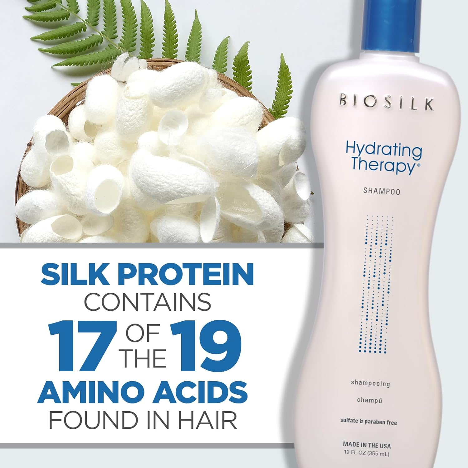 Biosilk Hydrating Therapy Shampoo, 355Ml image number 5