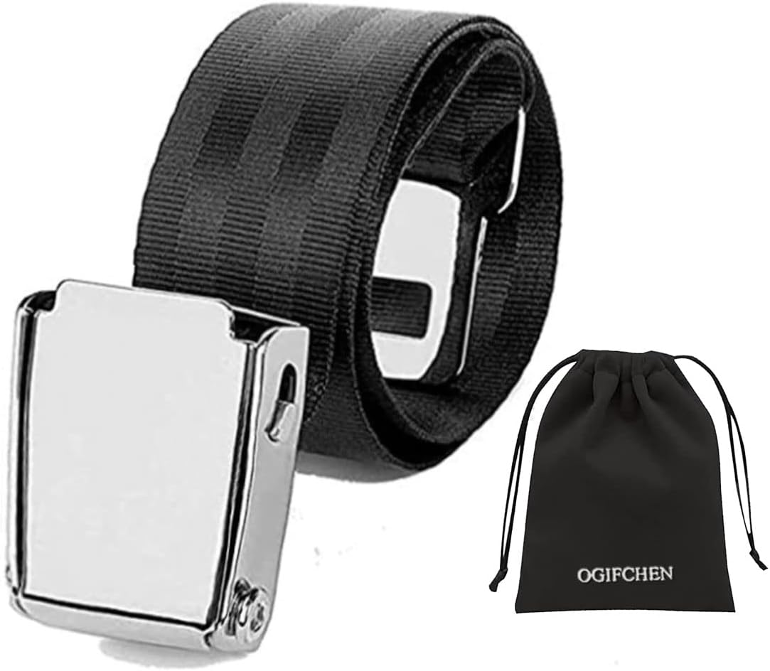 Adjustable 7-31" Airplane Seat Belt Extender - Universal Seat Belt Extender for Airplanes - FITS All Airlines in US except Southwest 1