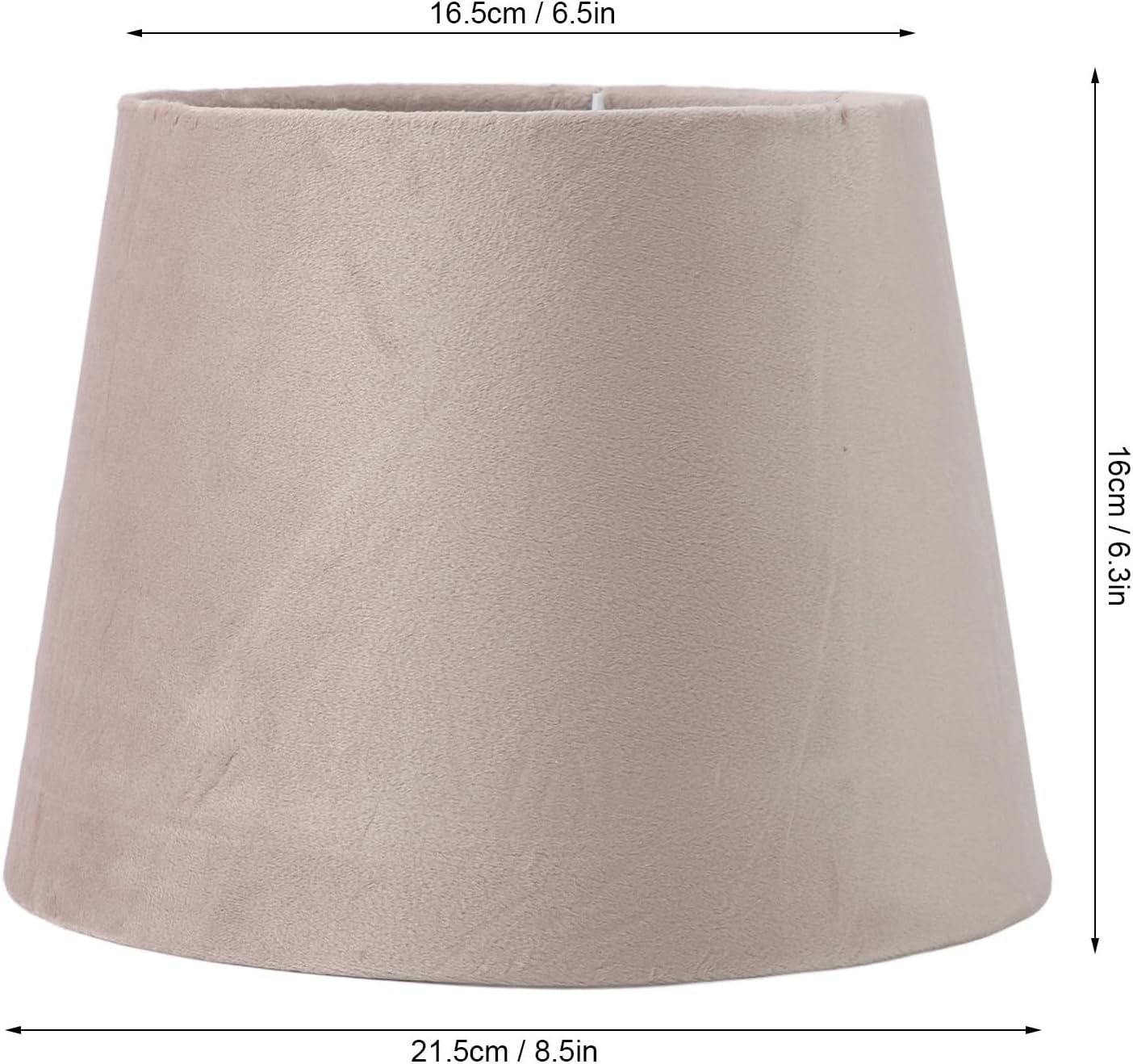 Lamp Shades, 6.5 X 8.5 X 6.3 Inch Modern Fabric Lampshade, Small Handmade Lampshade for Table Lamp Chandeliers Wall Floor Bedside Lamp, Easy Assembly Required (Beige) image number 2