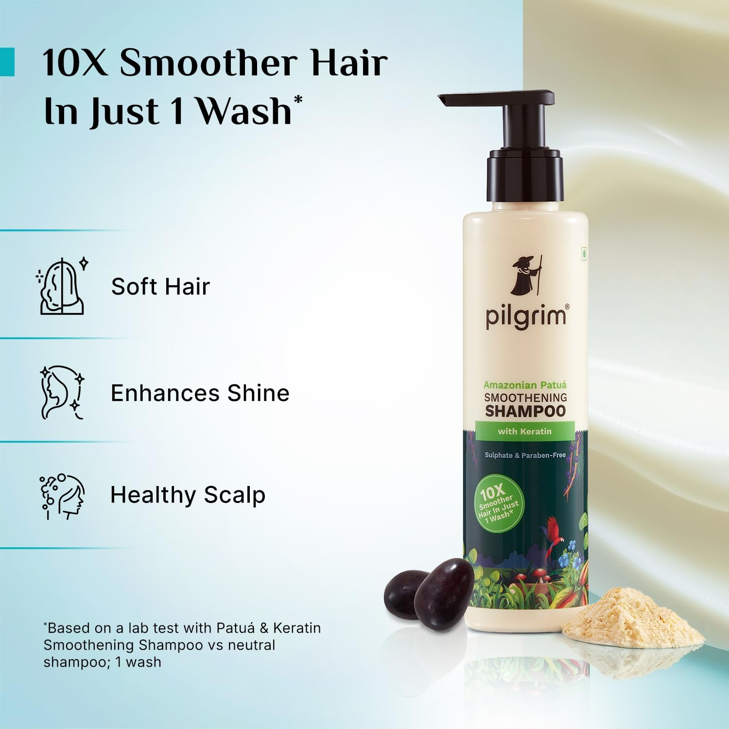 Pilgrim Patua & Keratin Smoothening Shampoo