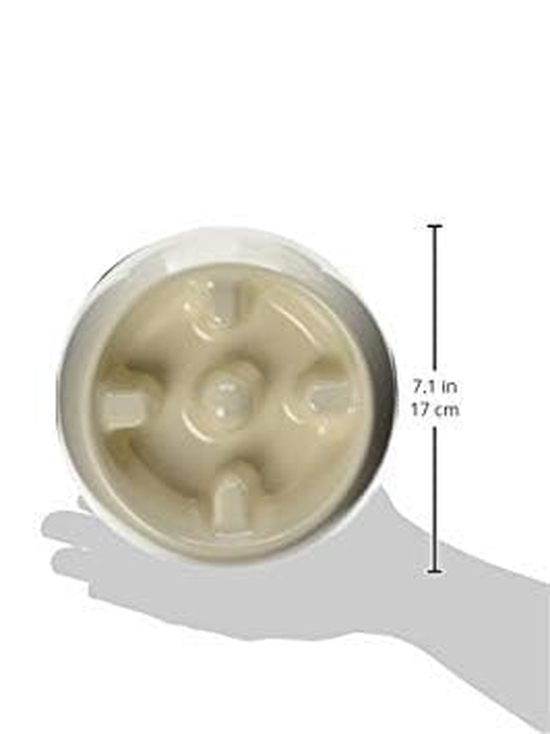 Dogit Dog Bowl Slow Feeder for Wet or Dry Dog Food, Go Slow Anti-Gulping Dog Dish, White, S image number 6