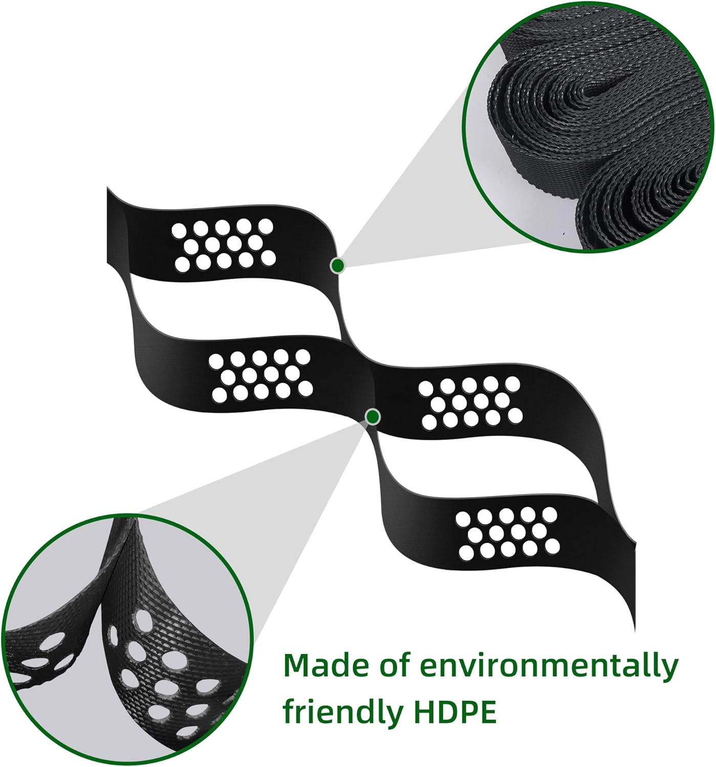 Sfcddtlg 9.8X16.4 FT 160 Sq Ft Gravel Ground Grid-2Inch Thick Expansion Foldable Geo Grid Driveway Stabilization Grids-Geocell Ground Grid for Landscaping Parking Lots Garden image number 6