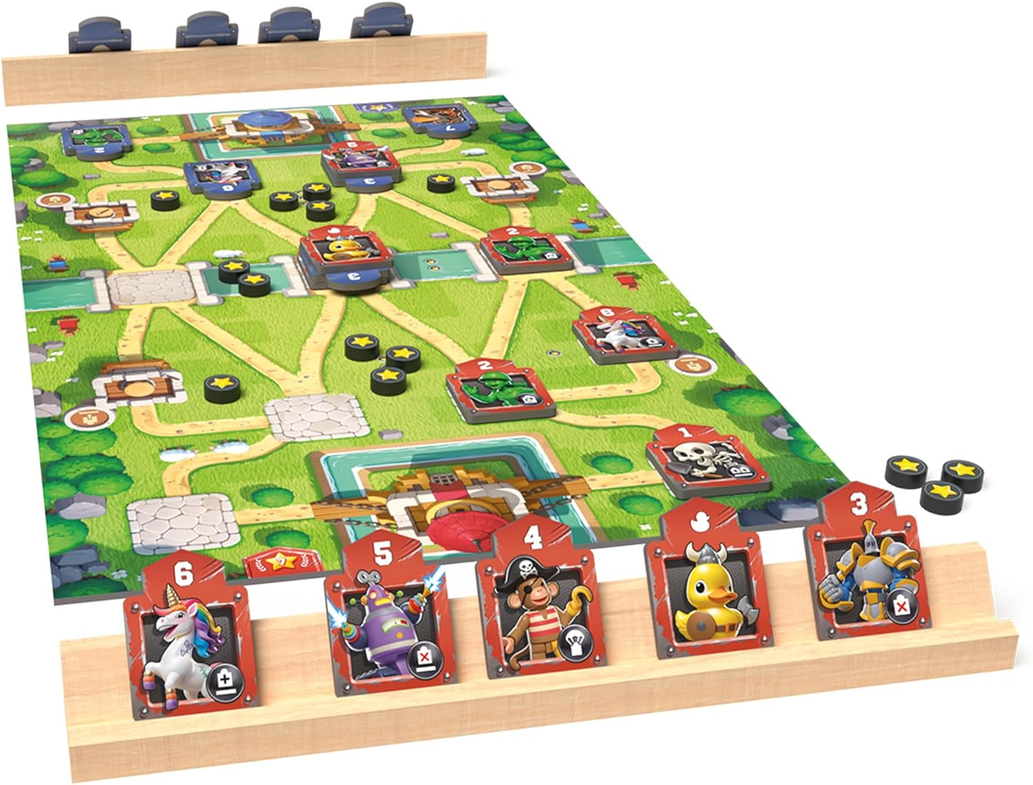 Asmodee | Repos Production | Toy Battle | Tactical Tile Placement and Troop Strategy Game | 2 Players, Ages 8+ image number 3