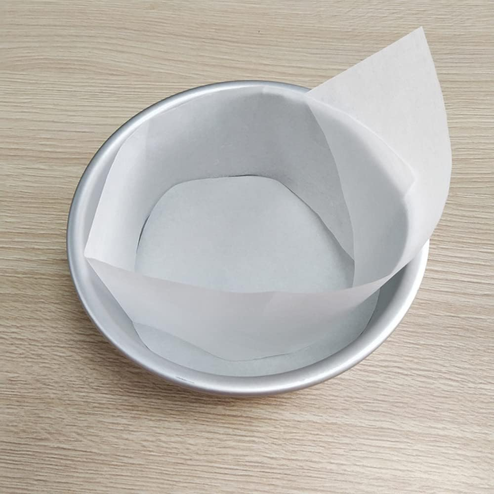 1Pcs Non-Stick Baking Parchment Roll, 10Cm X 50M Coated with Silicone for Springform Cake Tin (White) - White image number 6