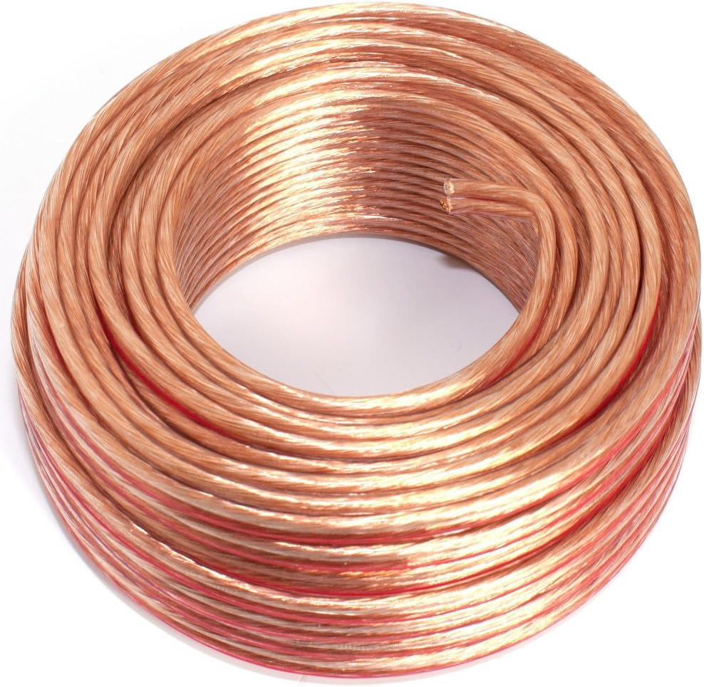 Speaker Cable 2 X 2.50 Mm&sup2; 10 M Black CCA Audio Cable Speaker Cable