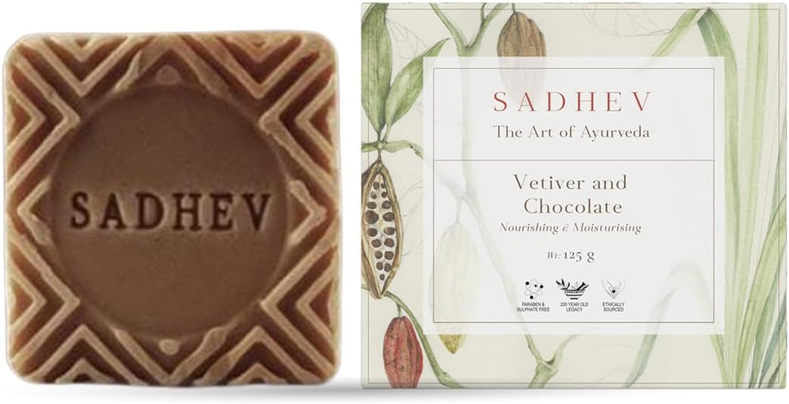 Sadhev - Moisturising Bathing Bar - Vetiver & Chocolate image number 5