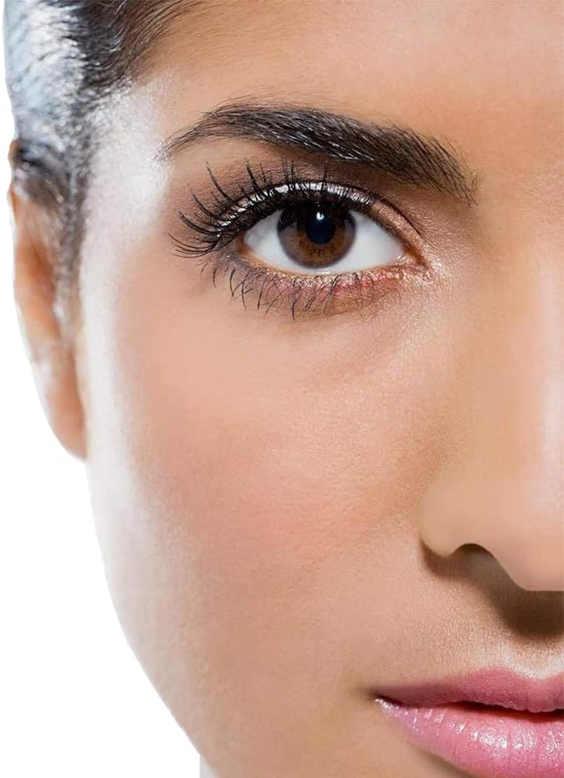 100Pcs Disposable Eyelash Brushes Mascara Wands Eyebrow Brush Makeup Brush Tool (Black) - Crystal Blue image number 2