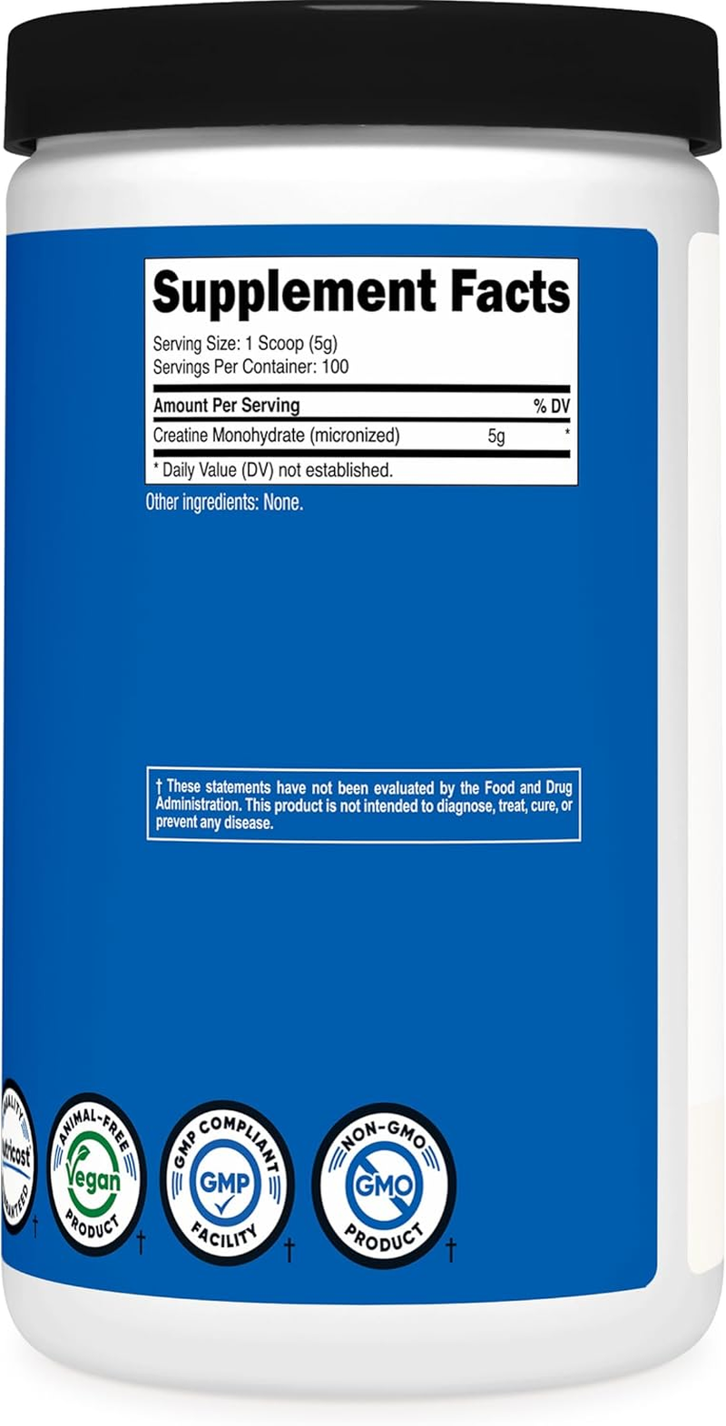 Nutricost Creatine Monohydrate Micronized Powder 1 Pack