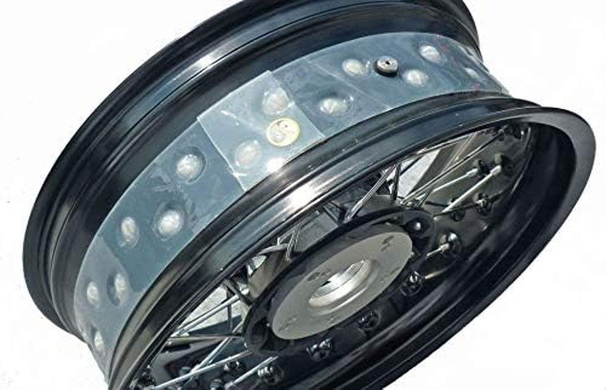 Outex FR355 Clear Tubeless Kit THRUXTON R/DR-Z400SM / Ktm/Sportclassic/Paulsmart/Etc. Front and Rear Set