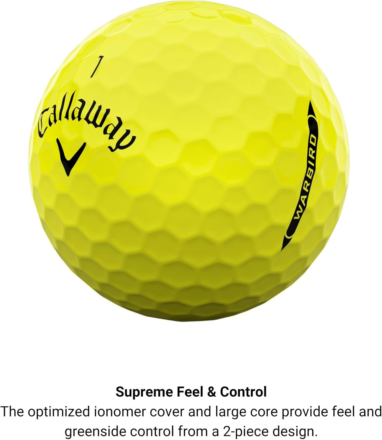 Callaway Golf Warbird Golf Ball (12-/24-Ball Pack) - Yellow image number 2