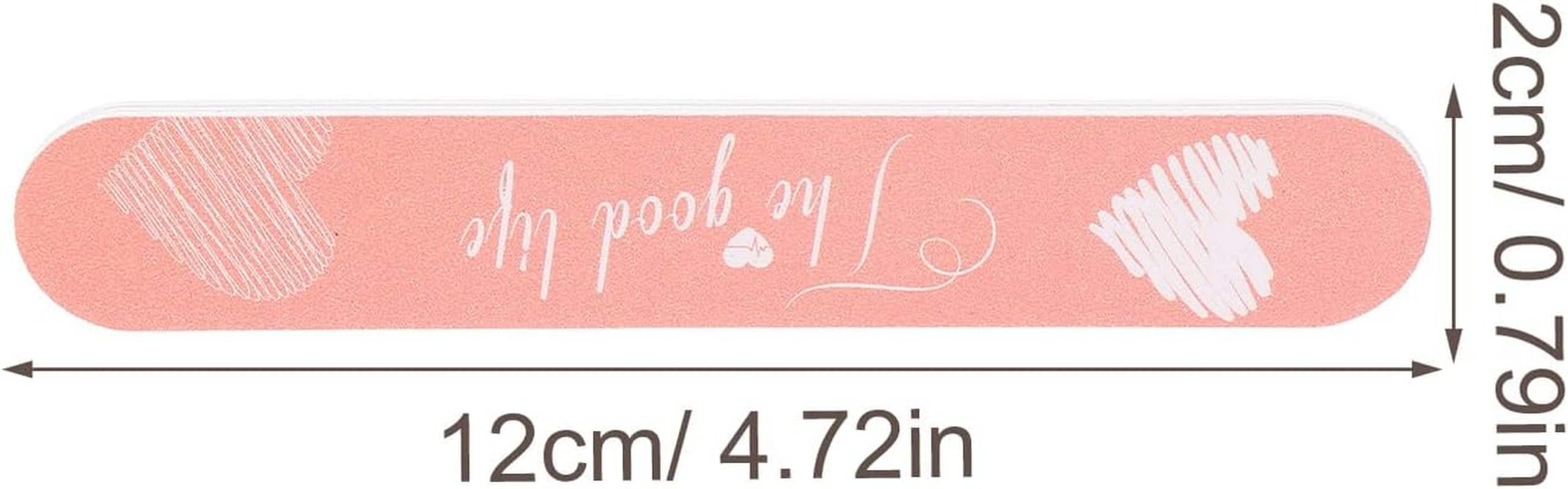 TEHAUX 6Pcs Double-Sided Nail Files Portable Manicure Nail Trimming Tools for Women Travel Salon Supplies image number 6