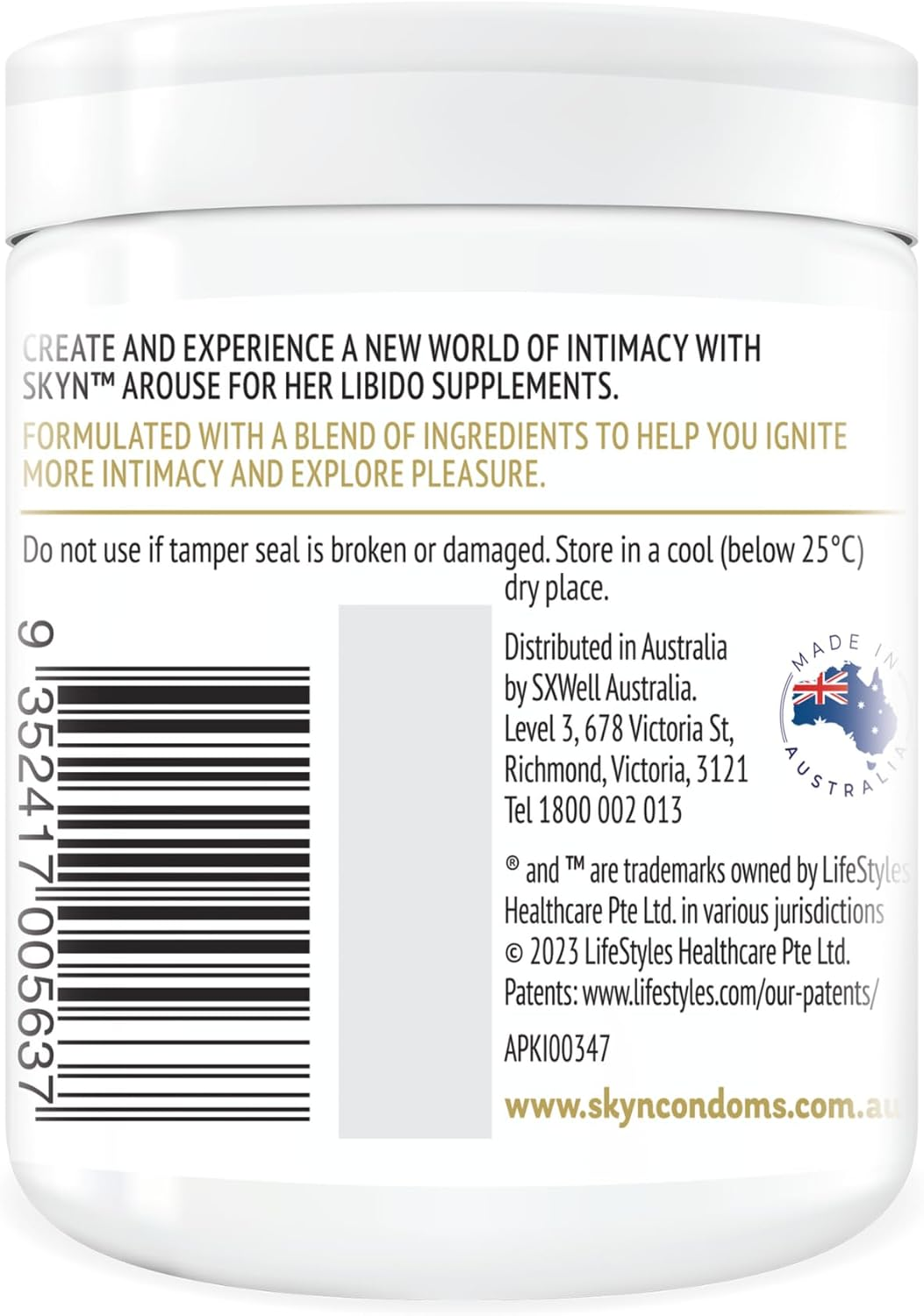 SKYN&trade; Arouse&trade; for Her Libido Supplements 60 Tablets image number 1