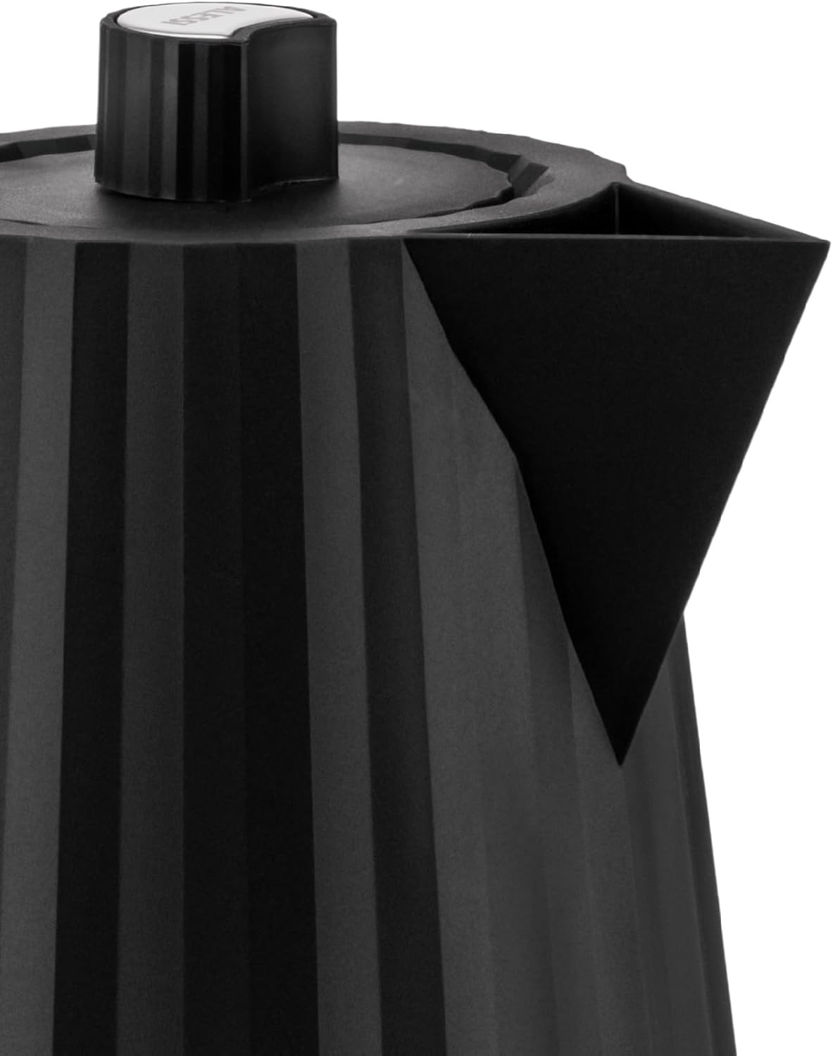 Alessi Pliss&eacute; MDL06 B/UK - Electric Kettle in Thermoplastic Resin, English Plug 2400W, 170 Cl, Black - White image number 6